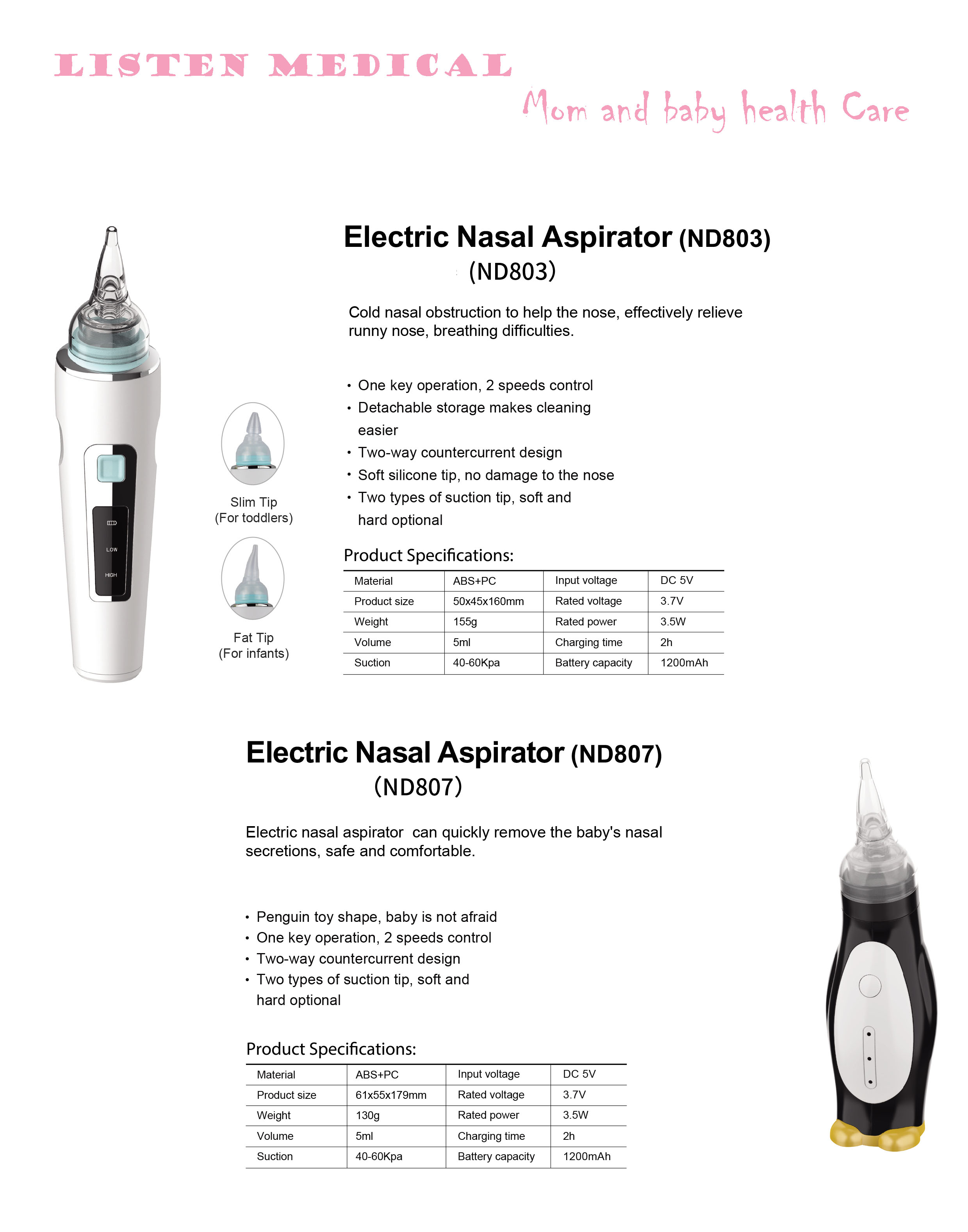 Electric Nasal Aspirator 